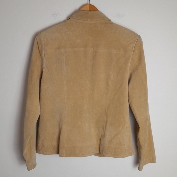 Preview Collection Leather Tan Jacket - Picture 7 of 12